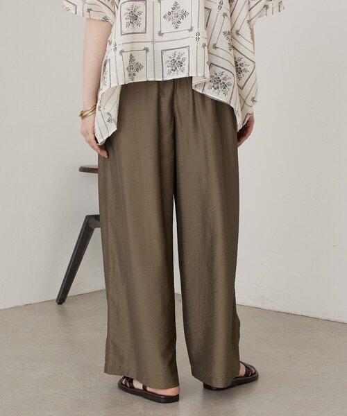 BEARDSLEY（ビアズリー）の「ウエストシャーリングパンツ（その他パンツ・レディース・カーキ/ブラック・FREE）」の16枚目の写真