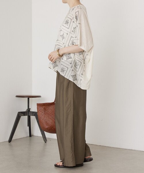 BEARDSLEY（ビアズリー）の「ウエストシャーリングパンツ（その他パンツ・レディース・カーキ/ブラック・FREE）」の18枚目の写真