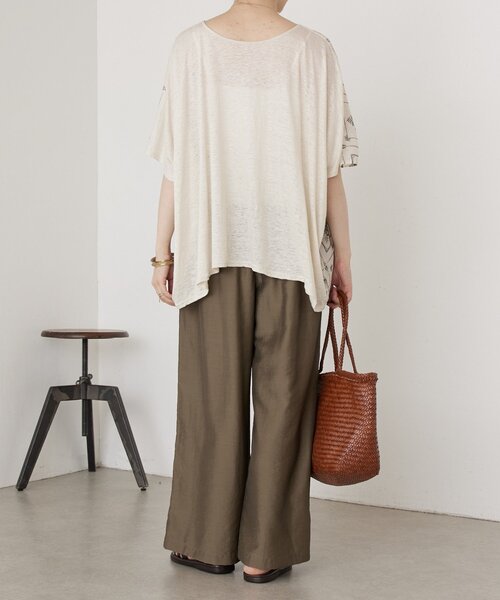 BEARDSLEY（ビアズリー）の「ウエストシャーリングパンツ（その他パンツ・レディース・カーキ/ブラック・FREE）」の19枚目の写真