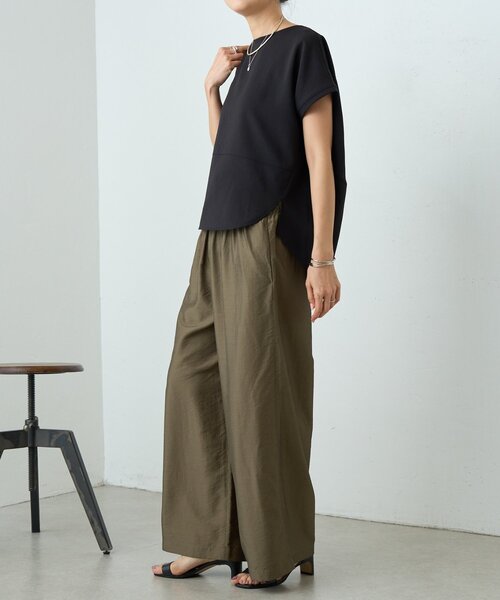 BEARDSLEY（ビアズリー）の「ウエストシャーリングパンツ（その他パンツ・レディース・カーキ/ブラック・FREE）」の21枚目の写真