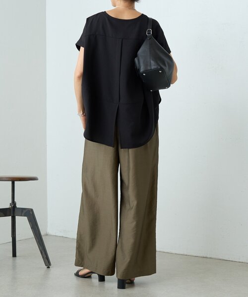 BEARDSLEY（ビアズリー）の「ウエストシャーリングパンツ（その他パンツ・レディース・カーキ/ブラック・FREE）」の22枚目の写真