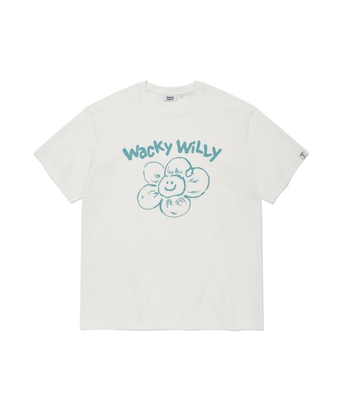Wacky WiLLy(ワッキーウィリー)の「BIG LILY SHORT SLEEVE T-SHIRT(Tシャツ/カットソー・メンズ・ブラック/グリーン/ホワイト/ネイビー・SMALL/MEDIUM/LARGE)」の1枚目の写真
