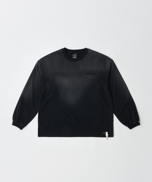 ADAM PATEK(アダムパテック)の「ADAMPATEK / noise aging embroidered long-sleeved T/ノイズプリントエイジング加工ロングスリーブT(Tシャツ/カットソー・メンズ・グリーン/ホワイト/ピンク/ブラック・1/2)」の5枚目の写真