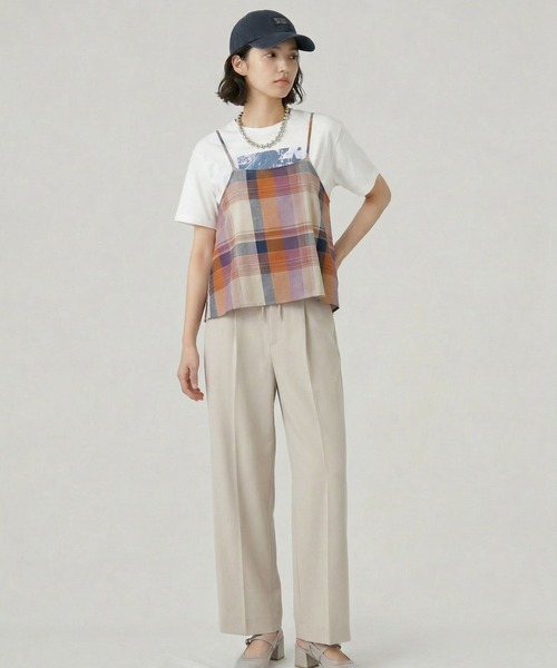 GLOBAL WORK(グローバルワーク)の「ウツクシルエットDRYイージーパンツ/636550(その他パンツ・レディース・ブラック/ライトグレー/ネイビー/ダークブラウン/ブラウン・XL-Long/X-LARGE/S-Long/LARGE/M-Long/L-Long/XX-LARGE/X-SMALL/MEDIUM/SMALL)」の20枚目の写真
