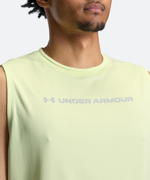 UNDER ARMOUR(アンダーアーマー)の「UAクール プロ スリーブレス シャツ(トレーニング/メンズ)(タンクトップ・メンズ・イエロー・XL/M/L/2XL/S/3XL)」の2枚目の写真