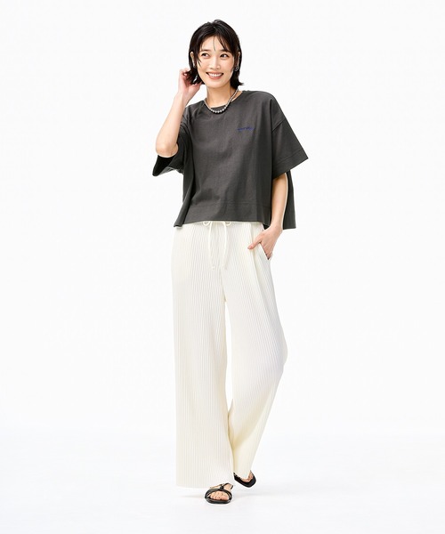 coca(coca)(コカ)の「ボックスシルエットロゴトップス(Tシャツ/カットソー・レディース・チャコール/アイボリー・L/M/S)」の10枚目の写真