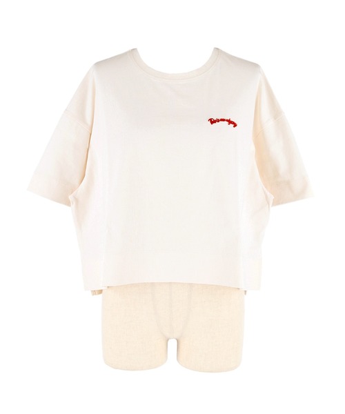 coca(coca)(コカ)の「ボックスシルエットロゴトップス(Tシャツ/カットソー・レディース・チャコール/アイボリー・L/M/S)」の21枚目の写真