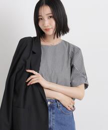 セール】【再入荷・新色追加・サステナブル】ペプラムジップブラウス