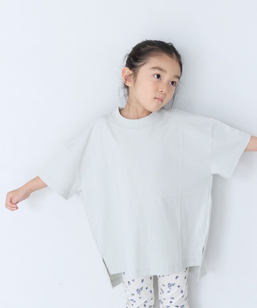 LOWRYS FARM（ローリーズファーム）の「【Smart Price】ベーシックＴシャツ　660140（Tシャツ/カットソー・キッズ・オフホワイト/ブラック/ライトブルー/ブラウン・130cm/150cm/FREE/110cm）」の20枚目の写真