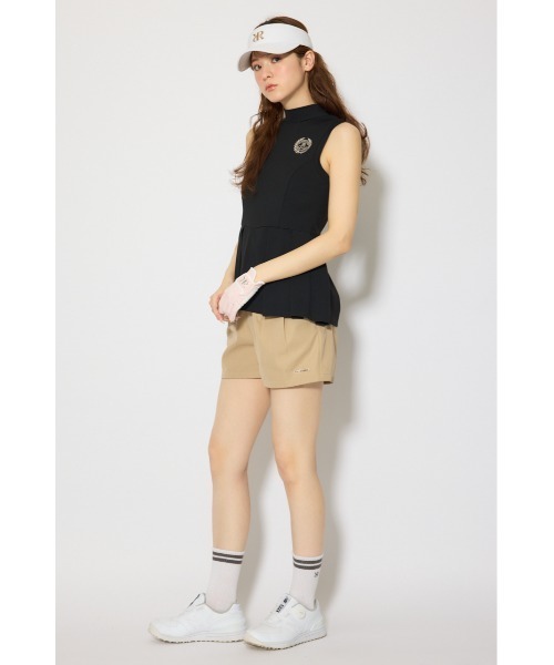 RIENDA GOLF(リエンダゴルフ)の「【RIENDA GOLF 一部店舗・WEB限定】ダブルタックベーシックショートパンツ(その他パンツ・レディース・ブラック/ベージュ・MEDIUM/SMALL)」の13枚目の写真