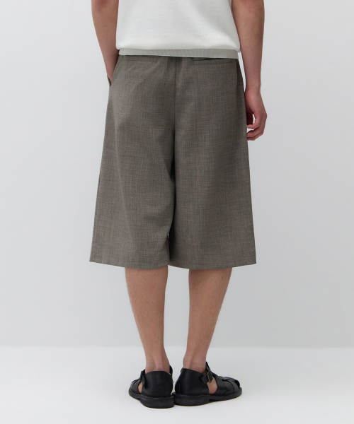 MUSINSA STANDARD（ムシンサスタンダード）の「クランクルリネンライクバンディングバミューダパンツ[トープ]（その他パンツ・メンズ・その他・32/30/31/28/29/27/33/34/36/38/40/42/26）」の3枚目の写真