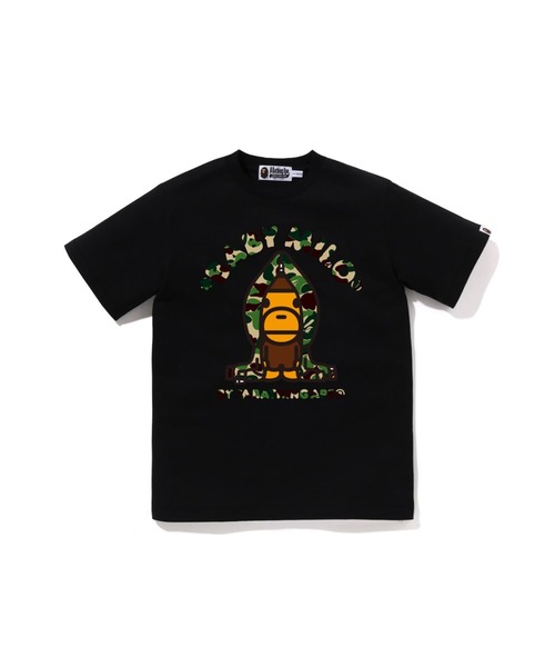 A BATHING APE(アベイシングエイプ)の「ABC CAMO MILO HOODIE TEE(Tシャツ/カットソー・キッズ・ホワイト×グリーン/ホワイト×ブルー/ブラック×グリーン/ブラック×ピンク/ホワイト×ピンク/ブラック×ブルー・150/160)」の5枚目の写真