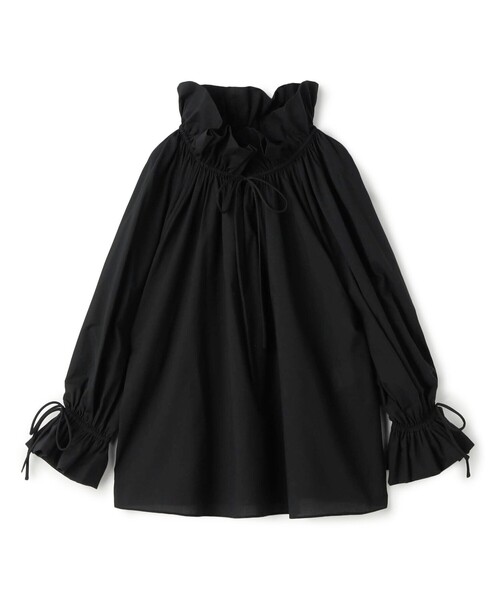 BY MALENE BIRGER(バイマレーネビルガー)の「BY MALENE BIRGER DICTE VOILE シャツ(シャツ/ブラウス・レディース・ブラック/ライトベージュ・36)」の2枚目の写真