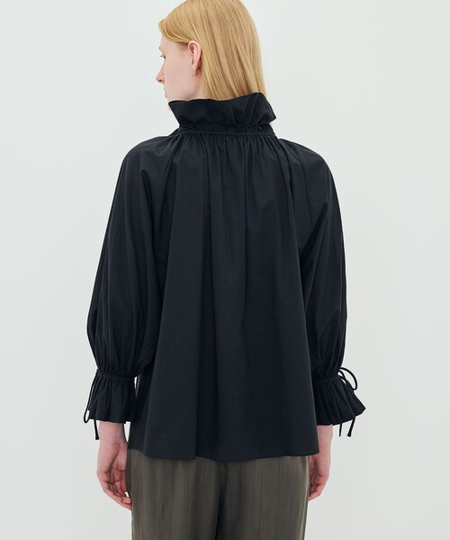 BY MALENE BIRGER(バイマレーネビルガー)の「BY MALENE BIRGER DICTE VOILE シャツ(シャツ/ブラウス・レディース・ブラック/ライトベージュ・36)」の6枚目の写真