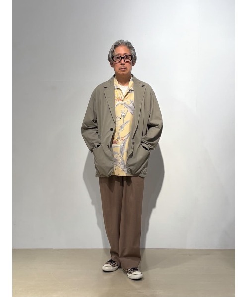 ESTNATION（エストネーション）の「ESTNATION / レーヨン フラワープリントシャツ（シャツ/ブラウス・メンズ・イエロー/ホワイト/ライトブルー・MEDIUM/LARGE）」の10枚目の写真