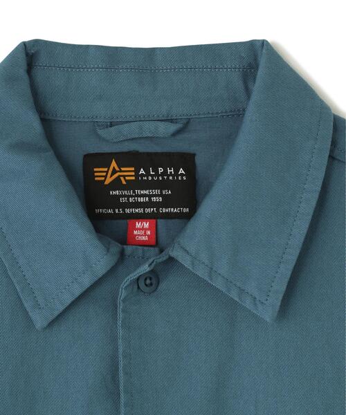 Alpha Industries(アルファインダストリーズ)の「Alpha Industries/アルファ インダストリーズ/SS RELAXED ONE POCKET SHIRT / リラックスド ワン ポケット シャツ(シャツ/ブラウス・メンズ・ホワイト/その他4・L/S/M/XL)」の12枚目の写真