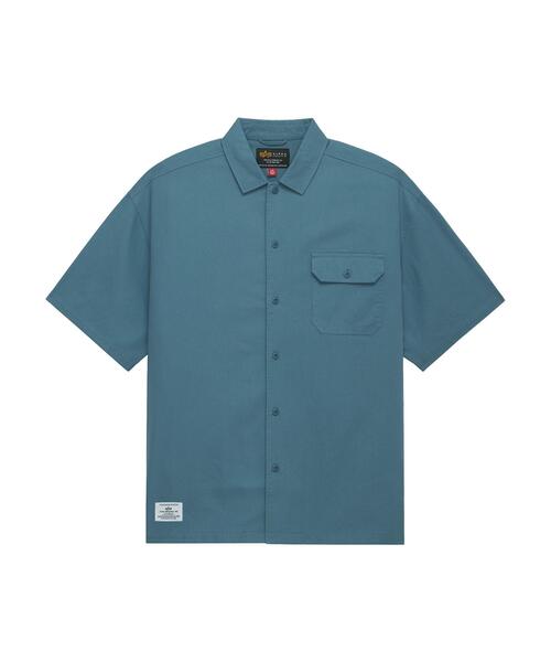 Alpha Industries(アルファインダストリーズ)の「Alpha Industries/アルファ インダストリーズ/SS RELAXED ONE POCKET SHIRT / リラックスド ワン ポケット シャツ(シャツ/ブラウス・メンズ・ホワイト/その他4・L/S/M/XL)」の17枚目の写真