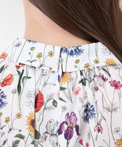 amaca(アマカ)の「【LIBERTY】MEADOW MUSE ギャザーブラウス(シャツ/ブラウス・レディース・オフホワイト・38)」の9枚目の写真