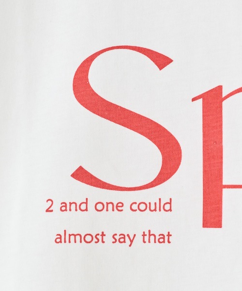 Nowadays(ナウアデイズ)の「ドライタッチコットンロゴTシャツ(Tシャツ/カットソー・レディース・ホワイト・FREE)」の6枚目の写真
