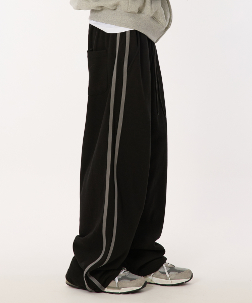 bounDary（バウンダリー）の「サイドラインロングトレーニングパンツ[ブラック]（スウェットパンツ・レディース・その他・L/XL/X-LARGE/LARGE）」の4枚目の写真