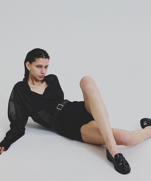 HUNTER(ハンター)の「HUNTER × Ameri GLOSS TASSEL PENNY LOAFER(ローファー・レディース・ブラック・LARGE/MEDIUM/SMALL)」の4枚目の写真