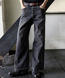 Bleme | 13oz ヴィンテージライク ボタンフライ カーブフレアデニム(デニムパンツ)