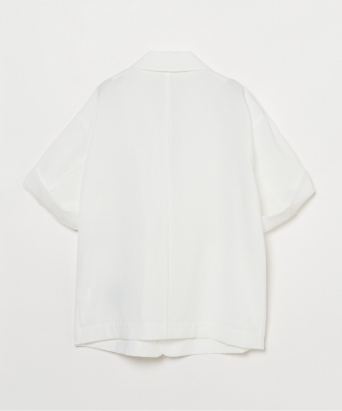 HELIOPOLE（エリオポール）の「DRY TOUCH HALF SLEEVE JACKET（その他アウター・レディース・ホワイト/ダークブラウン・38/36）」の14枚目の写真