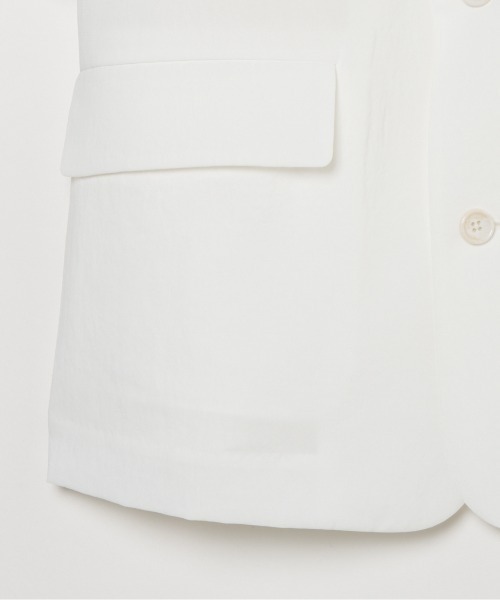 HELIOPOLE（エリオポール）の「DRY TOUCH HALF SLEEVE JACKET（その他アウター・レディース・ホワイト/ダークブラウン・38/36）」の11枚目の写真