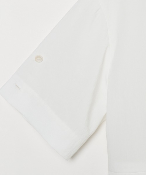 HELIOPOLE（エリオポール）の「DRY TOUCH HALF SLEEVE JACKET（その他アウター・レディース・ホワイト/ダークブラウン・38/36）」の8枚目の写真