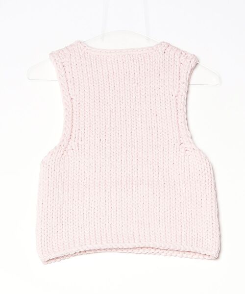 TODAYFUL(トゥデイフル)の「Hand Knit Vest 12610512(その他アウター・レディース・ブラック/オフホワイト/ピンク・FREE)」の4枚目の写真