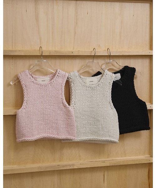 TODAYFUL(トゥデイフル)の「Hand Knit Vest 12610512(その他アウター・レディース・ブラック/オフホワイト/ピンク・FREE)」の12枚目の写真