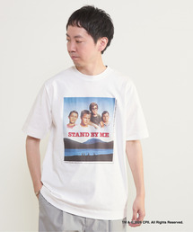 MEN'S MELROSE（メンズメルローズ）の「STAND BY ME カラープリントTシャツ（Tシャツ/カットソー・メンズ）」