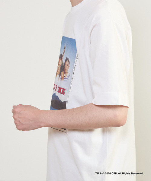 MEN'S MELROSE(メンズメルローズ)の「STAND BY ME カラープリントTシャツ(Tシャツ/カットソー・メンズ・ホワイト/グリーン・3/4)」の8枚目の写真