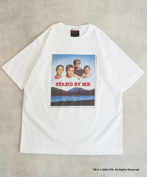 MEN'S MELROSE(メンズメルローズ)の「STAND BY ME カラープリントTシャツ(Tシャツ/カットソー・メンズ・ホワイト/グリーン・3/4)」の10枚目の写真