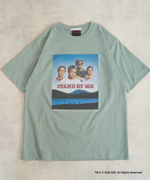 MEN'S MELROSE(メンズメルローズ)の「STAND BY ME カラープリントTシャツ(Tシャツ/カットソー・メンズ・ホワイト/グリーン・3/4)」の12枚目の写真