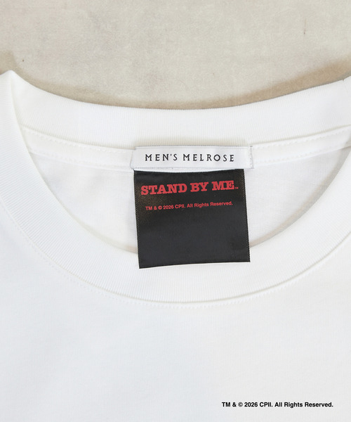 MEN'S MELROSE(メンズメルローズ)の「STAND BY ME カラープリントTシャツ(Tシャツ/カットソー・メンズ・ホワイト/グリーン・3/4)」の14枚目の写真