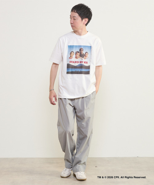 MEN'S MELROSE(メンズメルローズ)の「STAND BY ME カラープリントTシャツ(Tシャツ/カットソー・メンズ・ホワイト/グリーン・3/4)」の17枚目の写真