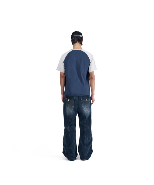 AAKAM(アーカム)の「Double Pocket Taped Denim Pants (Blue)(デニムパンツ・レディース・その他・1/2)」の14枚目の写真