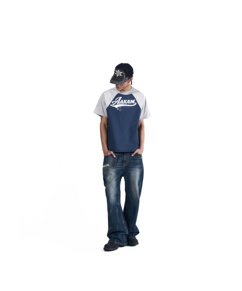 AAKAM(アーカム)の「Double Pocket Taped Denim Pants (Blue)(デニムパンツ・レディース・その他・1/2)」の15枚目の写真