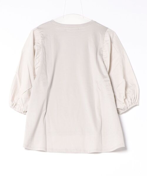 ketty(ケティ)の「【機能するミニマル服】切替プルオーバー(Tシャツ/カットソー・レディース・オフホワイト/ライトグレー・M)」の20枚目の写真