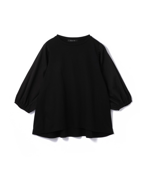ketty(ケティ)の「【機能するミニマル服】切替プルオーバー(Tシャツ/カットソー・レディース・オフホワイト/ライトグレー・M)」の4枚目の写真