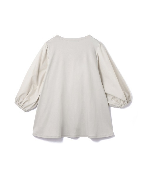 ketty(ケティ)の「【機能するミニマル服】切替プルオーバー(Tシャツ/カットソー・レディース・オフホワイト/ライトグレー・M)」の6枚目の写真