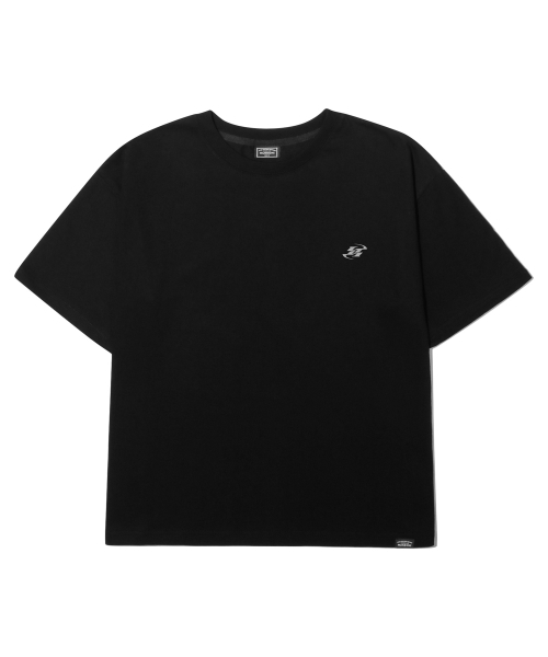 PEID(ペイド)の「PDシグネチャーロゴロールアップクロップ半袖Tシャツブラック(Tシャツ/カットソー・メンズ・ブラック・1/2/3)」の2枚目の写真