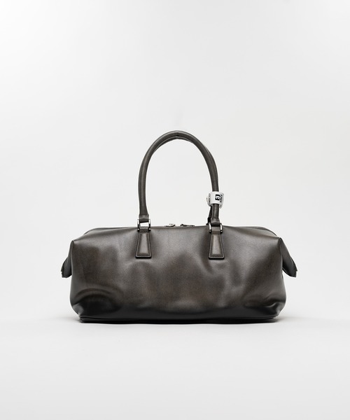 Maison MIHARA YASUHIRO（メゾンミハラヤスヒロ）の「"VINTAGE" Boston Bag Large（ショルダーバッグ・レディース・ブラウン/ブラック・FREE）」の3枚目の写真
