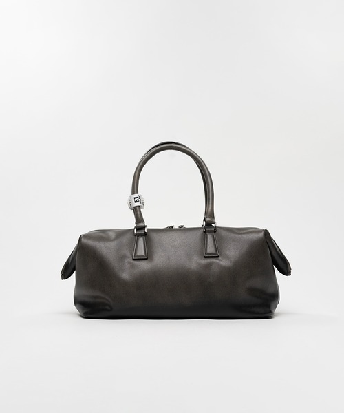 Maison MIHARA YASUHIRO（メゾンミハラヤスヒロ）の「"VINTAGE" Boston Bag Large（ショルダーバッグ・レディース・ブラウン/ブラック・FREE）」の4枚目の写真