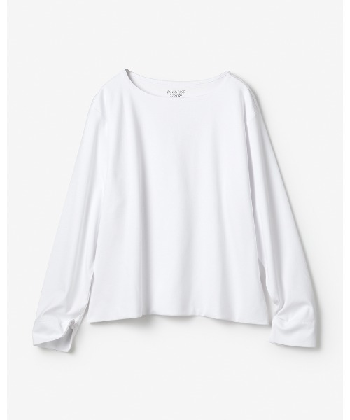 DoCLASSE( ドゥクラッセ)の「ワイドフォルム/長袖・DoT(Tシャツ/カットソー・レディース・ホワイト/ライトグレー/ブラック/チャコール/ダークネイビー/グリーン・LL/3L/L/M)」の7枚目の写真