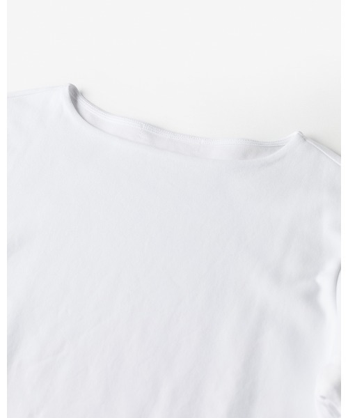 DoCLASSE( ドゥクラッセ)の「ワイドフォルム/長袖・DoT(Tシャツ/カットソー・レディース・ホワイト/ライトグレー/ブラック/チャコール/ダークネイビー/グリーン・LL/3L/L/M)」の8枚目の写真