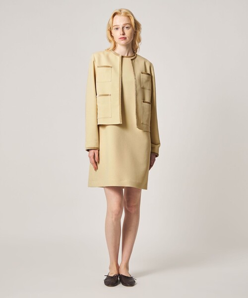 Steven Alan（スティーブンアラン）の「＜Steven Alan＞ジャガード アメリカンスリーブ ワンピース（ワンピース・レディース・ブラック/クリーム・S/M）」の7枚目の写真