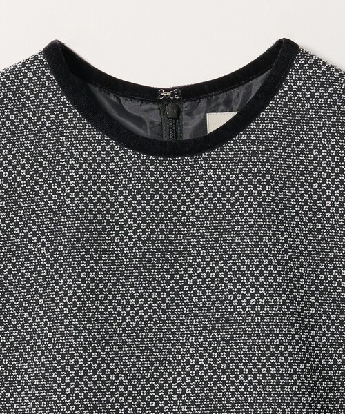 Steven Alan（スティーブンアラン）の「＜Steven Alan＞ジャガード アメリカンスリーブ ワンピース（ワンピース・レディース・ブラック/クリーム・S/M）」の3枚目の写真