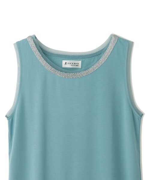 Jayro(ジャイロ)の「アビガイルチュールタンクトップ(タンクトップ・レディース・ブラック/ホワイト系その他/ブルー系その他5/グレー系その他・FREE)」の9枚目の写真